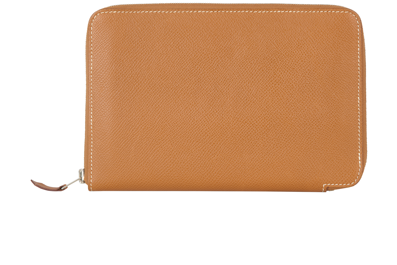 Hermes Zip Around Wallet, &pound;650, Accessories, Tan, Leather, Back view